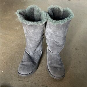 Gray Suede Women's Ugg Boots